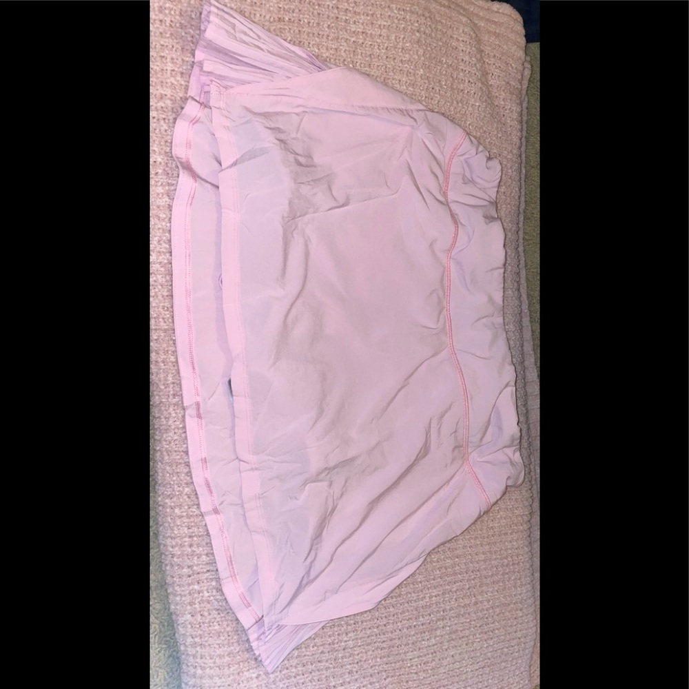 Light Pink Size 10 Pleated Lululemon Skirt